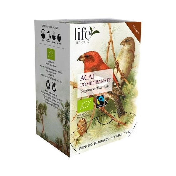 Te LIFE BY FOLLIS Acai granatäpple 20/fp