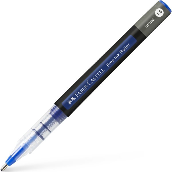 Faber-Castell Free Ink Rollerpen | B | Blå
