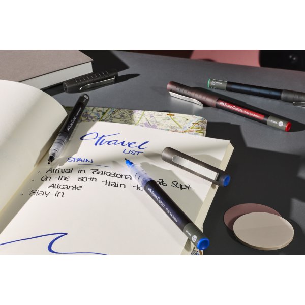 Faber-Castell Free Ink Rollerpen | B | Blå