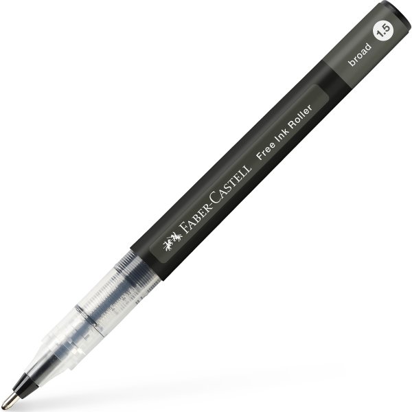 Faber-Castell Free Ink Rollerpen | B | Sort