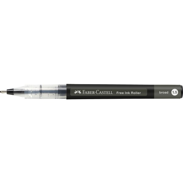Faber-Castell Free Ink Rollerpen | B | Sort