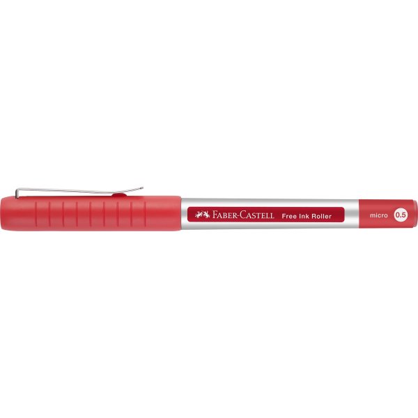 Faber-Castell Free Ink Rollerpen | F | Rød