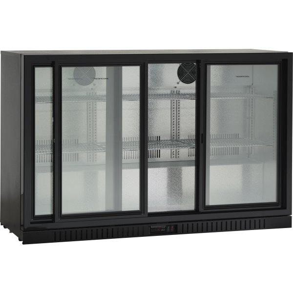 Scancool Køleskab - BB311SLBB, Backbarer