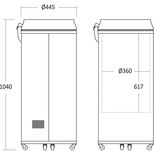 Scancool Tøndekøler - CC66BBCAN