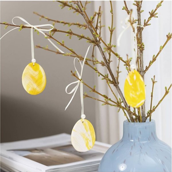 Mini DIY Kit Modellering | Æg | Gul & pastel