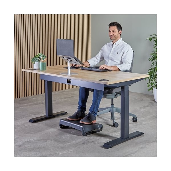 Fellowes Alumia LapTop holder til skrivebord, sølv