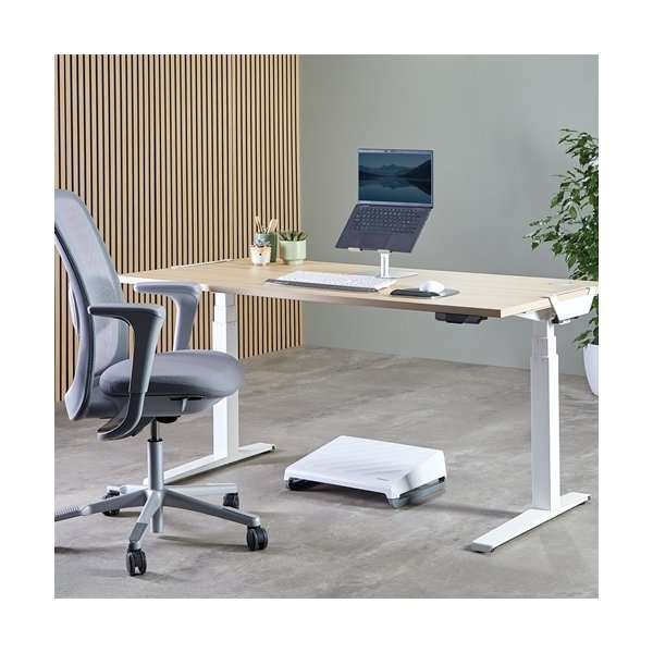 Fellowes Alumia LapTop holder til skrivebord, sølv