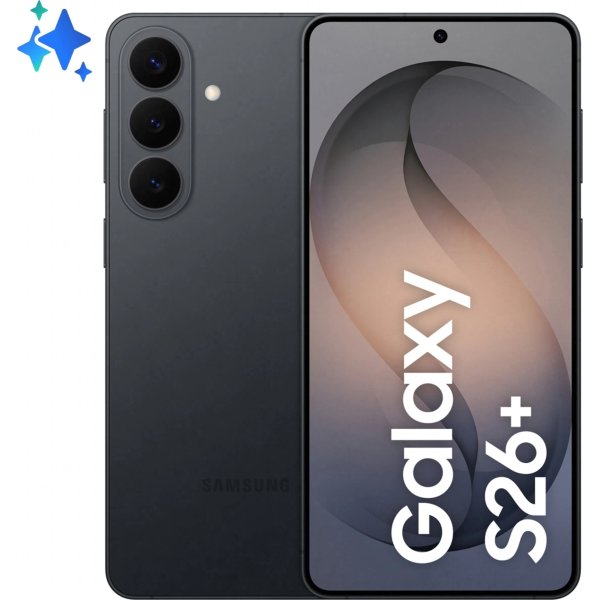 Samsung Galaxy S26+ smartphone, 512GB, sort