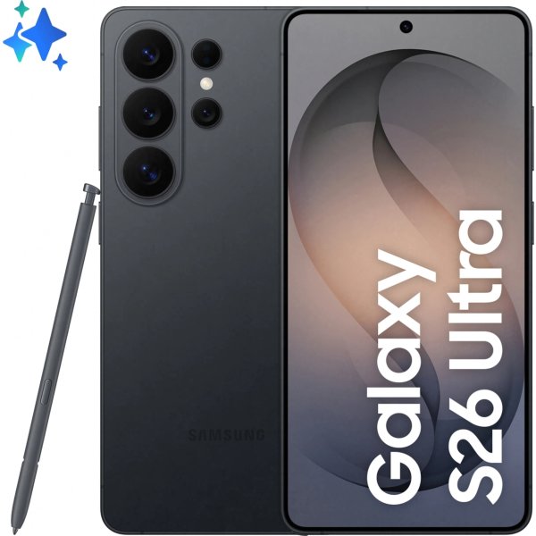 Samsung Galaxy S26 Ultra smartphone, 256GB, sort
