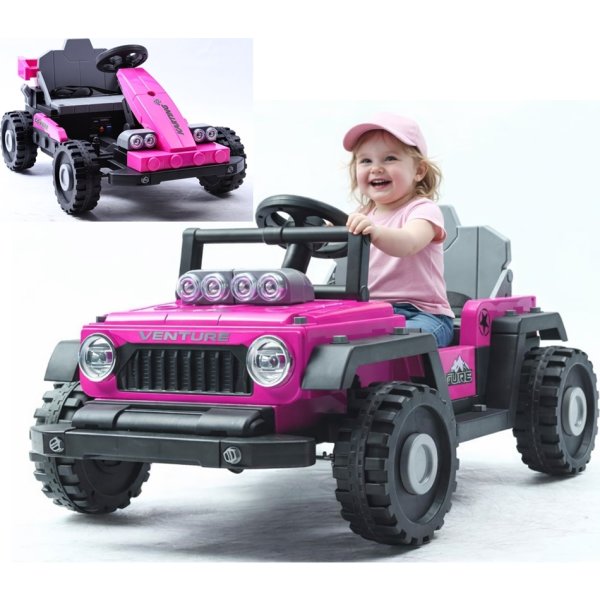 Elbil Azeno Transfomer Build, lyserød