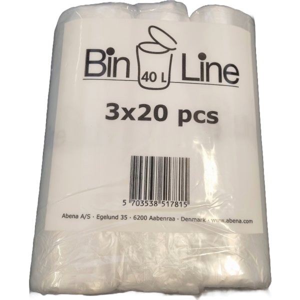 Spandeposer m/stjernebund 40L, 60x90cm, 10my, Klar