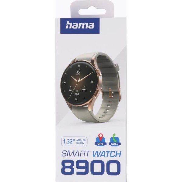 HAMA Smartwatch - 8900, Guld/Beige