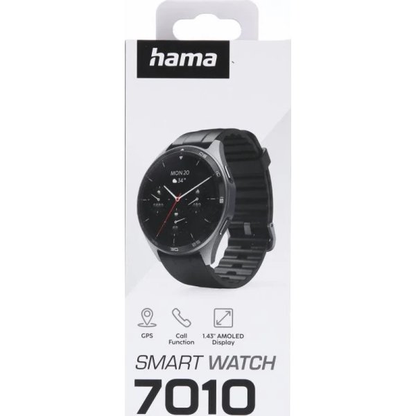 HAMA Smartwatch - 7010, Sort
