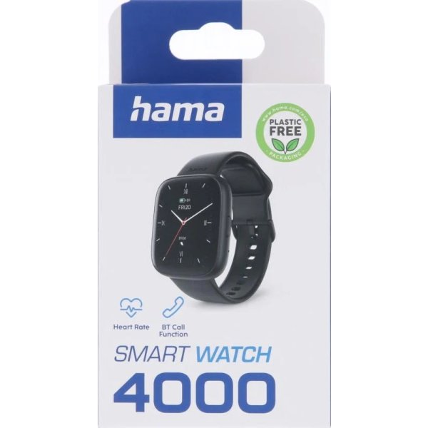 HAMA Smartwatch - 4000, Sort