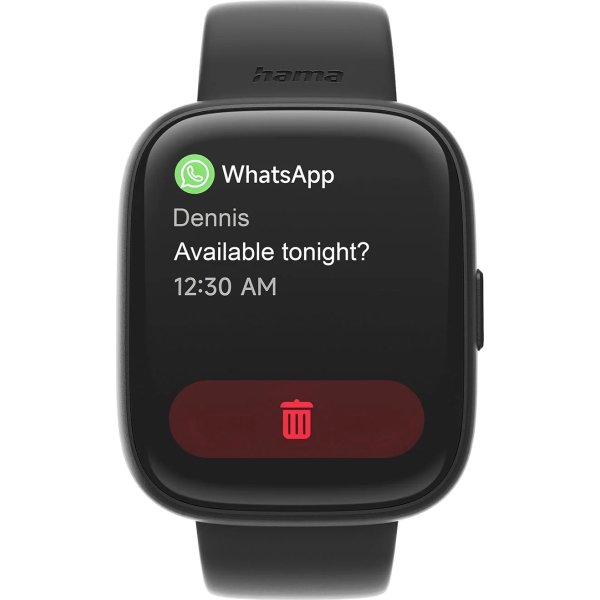 HAMA Smartwatch - 4000, Sort