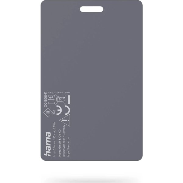 HAMA Pungfinder til Apple og Android, 1 Stk, Grå