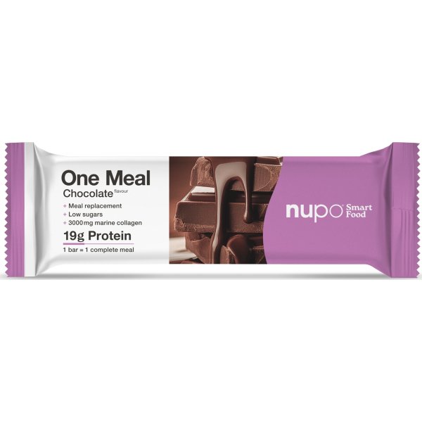 Nupo One Meal Bar Chokolade og kollagen, 60 g