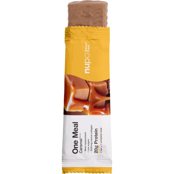 Nupo One Meal Bar Karamel og kollagen, 60 g