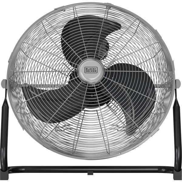 BLACK+DECKER Gulvventilator, 120W, Sort