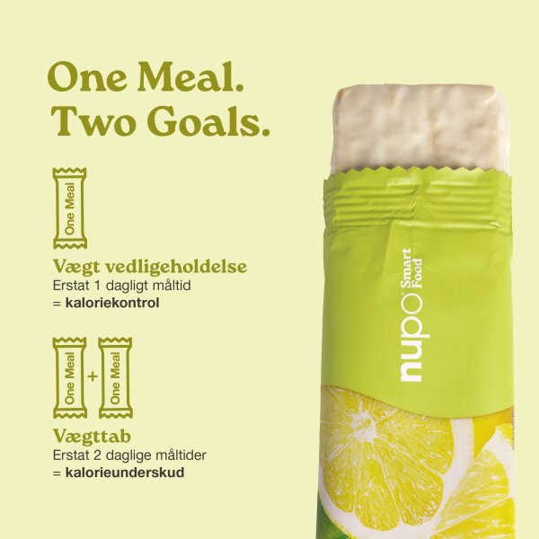 Nupo One Meal Bar Lemon Crunch, 60 g