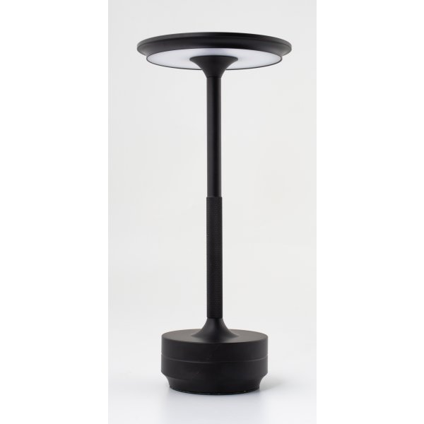 by Gaard Genopladelig Lampe 28 x 13 cm, sort