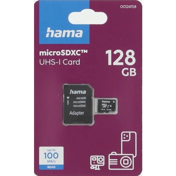 HAMA Hukommelseskort - Micro SDHC 128GB Class 10