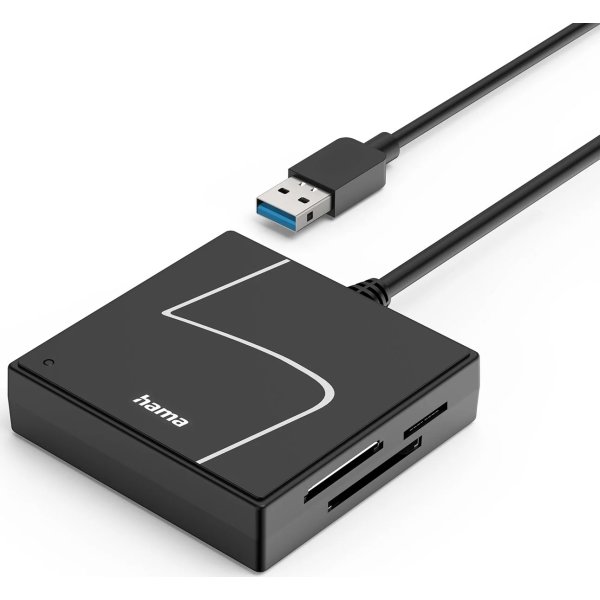 HAMA Kortlæser - USB 3.2 - SD / microSD / CF
