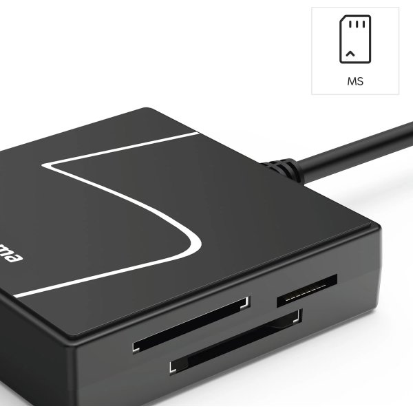 HAMA Kortlæser - USB 3.2 - SD / microSD / CF