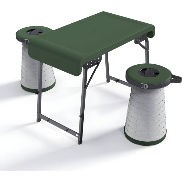 CapableX Sammenklappelig sæt bord & skamler m/led