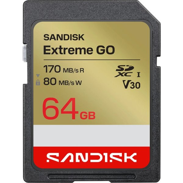 SANDISK Hukommelseskort - SD Extreme GO 64GB