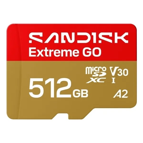 SANDISK Hukommelseskort - MicroSD Extreme GO 512GB