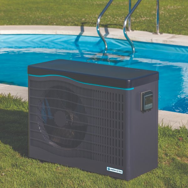 Swim & Fun inverter varmepumpe 14,15 kW, WiFi