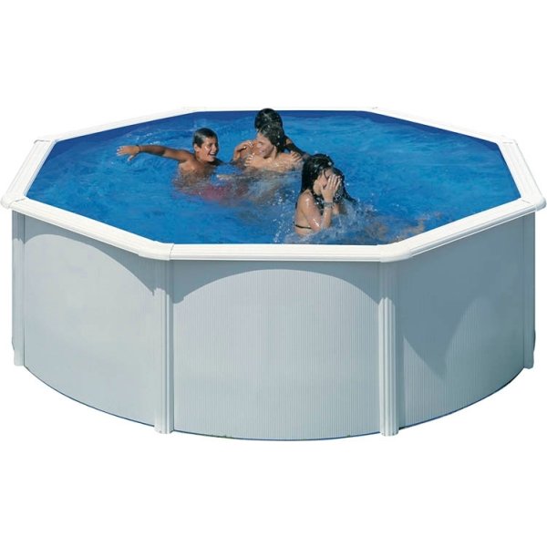 Swim & Fun rund pool Ø350 x 120 cm, hvid