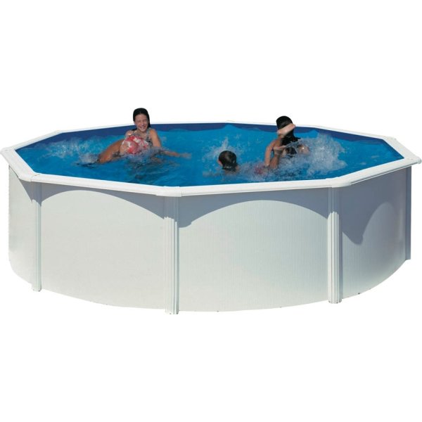 Swim & Fun rund pool Ø460 x 120 cm, hvid