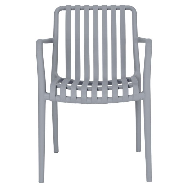 Cuba Havestol, plast, UV, stabelbar, blå