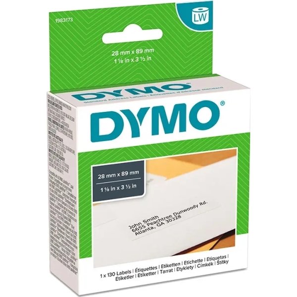 Dymo LabelWriter adresseetiket 28x89 mm