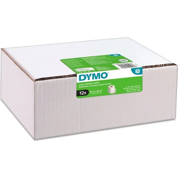 Dymo LabelWriter adresseetiket 36x89 mm