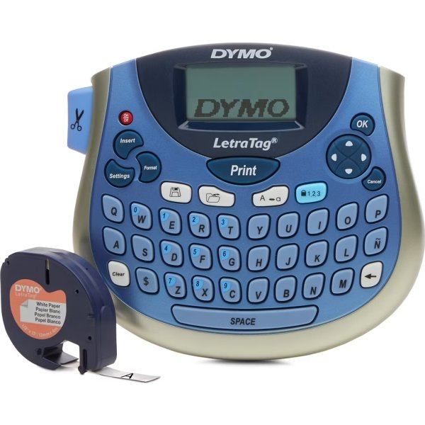 Dymo LetraTag 100T labelmaskine + 1 tape