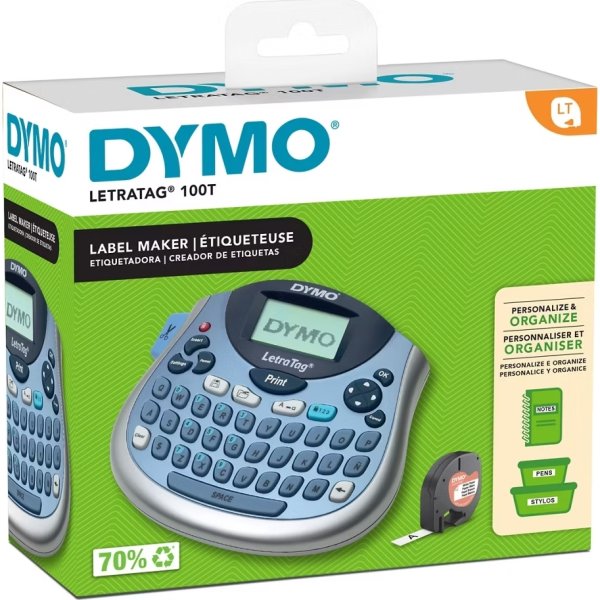 Dymo LetraTag 100T labelmaskine + 1 tape