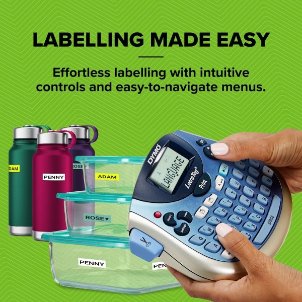 Dymo LetraTag 100T labelmaskine + 1 tape