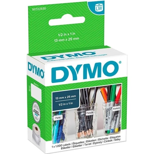 Dymo LW universal-etiket 13x25 mm