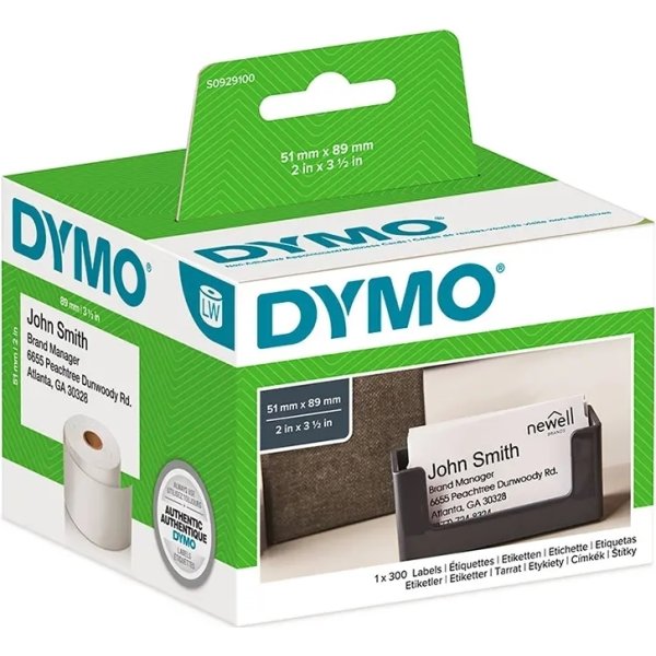 Dymo LW gæste/navneskilte 89 x 51 mm