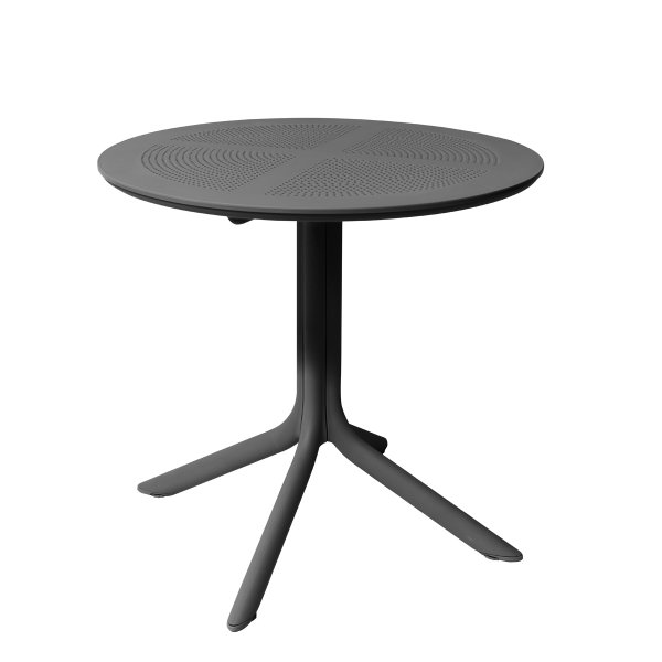 Haiti Havebord, plast, UV, 80x80x75cm, mørkegrå