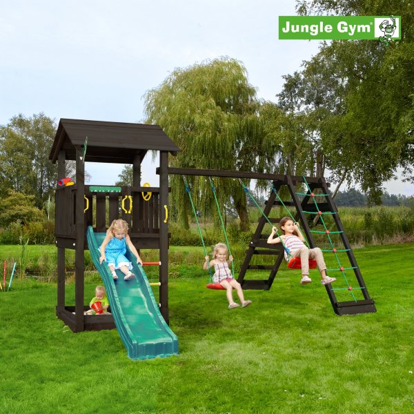 Jungle Gym Casa 2.1 legetårn m/climb og rutsjebane