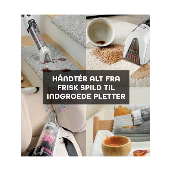 Shark Støvsuger - HX100EUT, Sort, Lyserød, Hvid