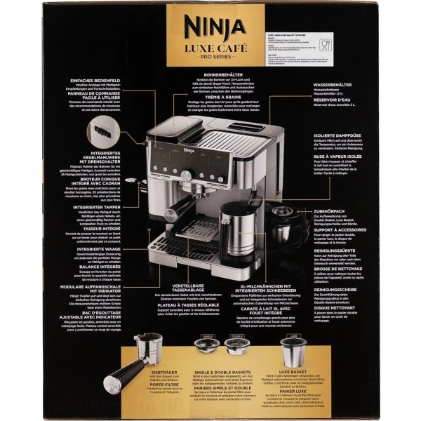 Ninja Kaffemaskine - Luxe Café Pro ES701EU, Sølv