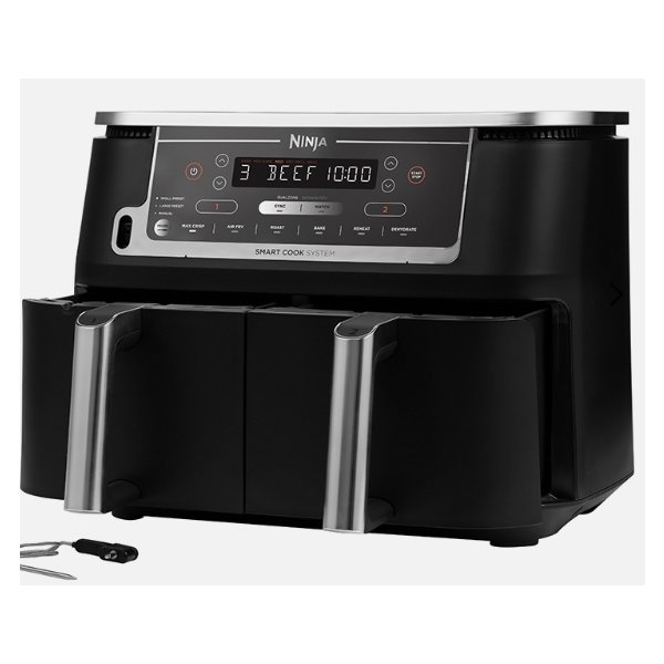 Ninja Foodi Dual Airfryer AF451, Termometer - 9,5L