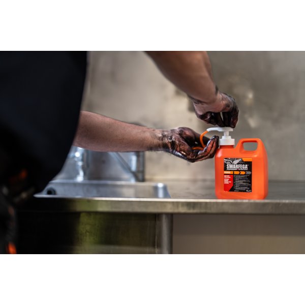 Swarfega Heavy Duty håndrens Orange, 1L m/ pumpe