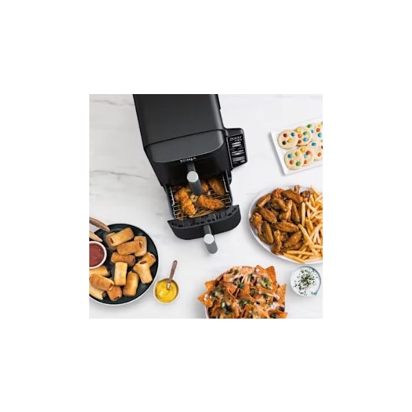 Ninja Double Airfryer - SL300EU, 2.47kW, Sort