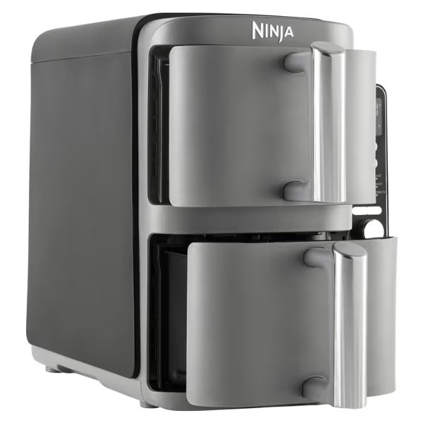 Ninja Dobbelt Airfryer SL400EU, XL, 2.47kW, Grå